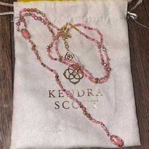 Kendra Scott Pink Stone Necklace!